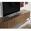 Eleonora TV meubel Jake 4 drs. - bruin