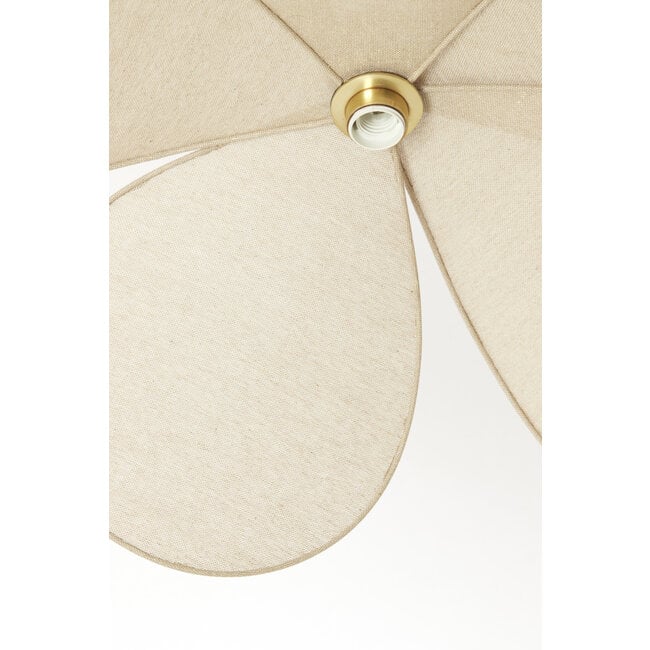 Light en Living Hanglamp Ø60x30 cm LAVRIRIA natural+hout