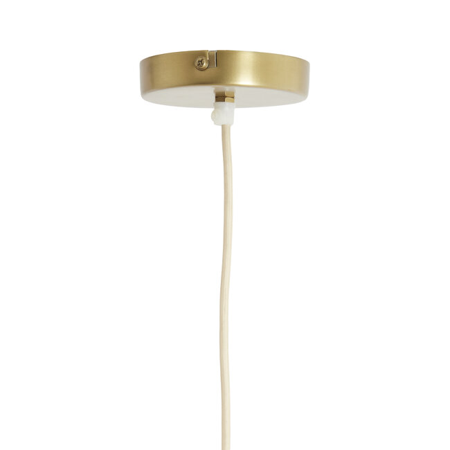 Light en Living Hanglamp Ø60x30 cm LAVRIRIA natural+hout