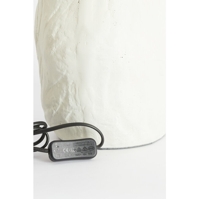 Light en Living Lampvoet 25X20X36 cm MAVELLE crème