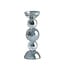 Light en Living Kaarsenhouder ITINGA glas bubbel smoke Ø10x26,5 cm van Light & Living