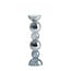 Light en Living Kaarsenhouder Ø9,5x34 cm ITINGA glas bubbel smoke van Light & Living