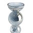 Light en Living Kaarsenhouder ITINGA glas bubbel smoke Ø9,5x15,5 cm