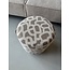 Light en Living Poef Ø40x44 cm DAVONTE taupe+beige