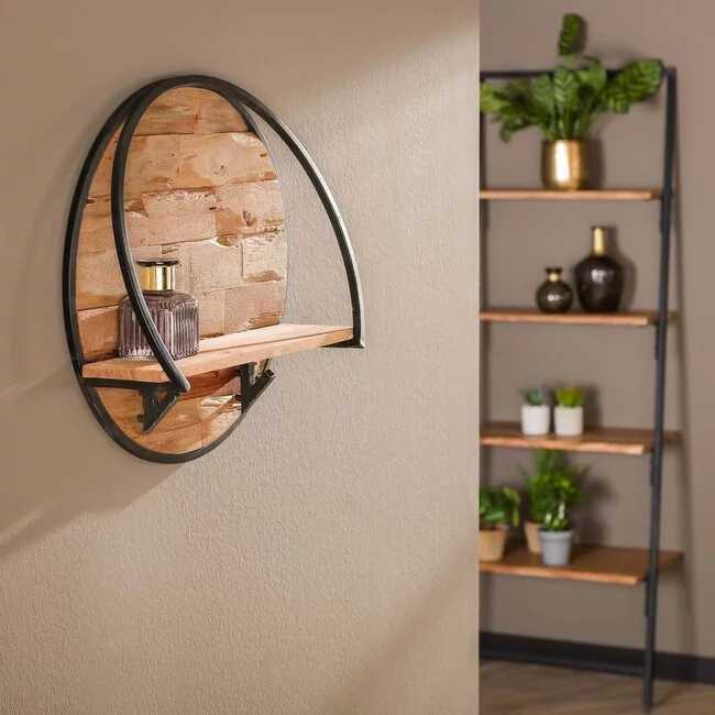 WoonStijl Wandschap / kapstok Ø50 Mill