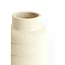 Light en Living Vaas deco Ø23X32,5 cm TRIORA keramiek mat creme
