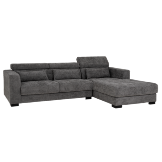 Tower Living Bank Brighton - 3 zits + Chaise Longue Rechts - licht grijs 19
