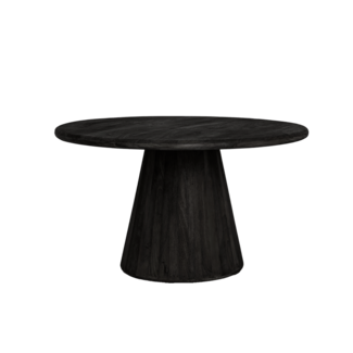Tower Living Asti Eetkamertafel rond zwart 150 cm