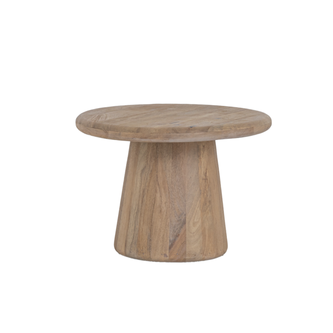 Tower Living Asti Bijzettafel rond naturel 60 cm