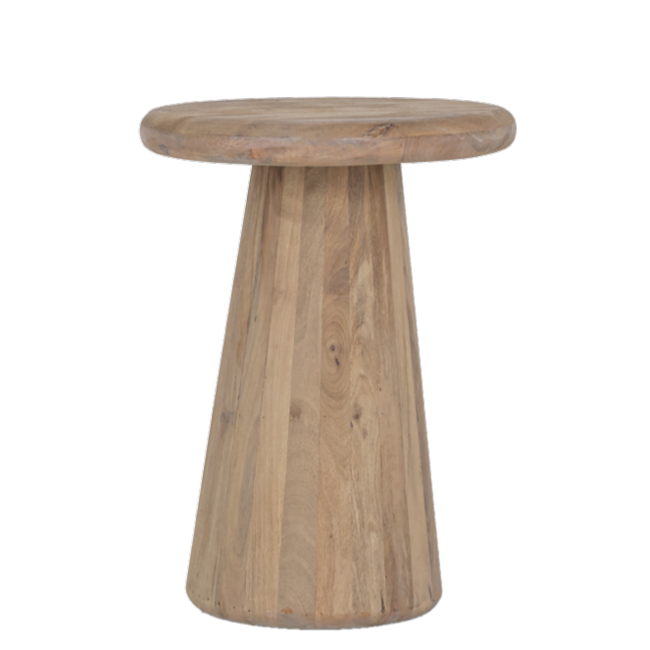 Tower Living Asti Bijzettafel rond naturel 40 cm