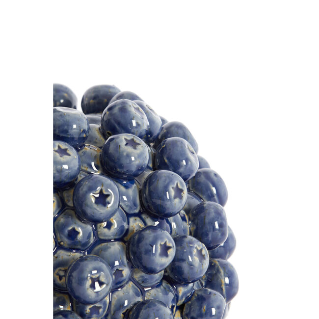 Light en Living Lampvoet Ø25,5x27 cm BERRIES keramiek donker blauw