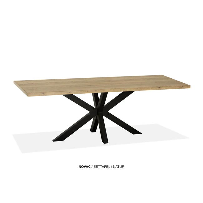 WoonMax Eettafel rechthoekig Novac - 4 afmetingen - Diverse kleuren