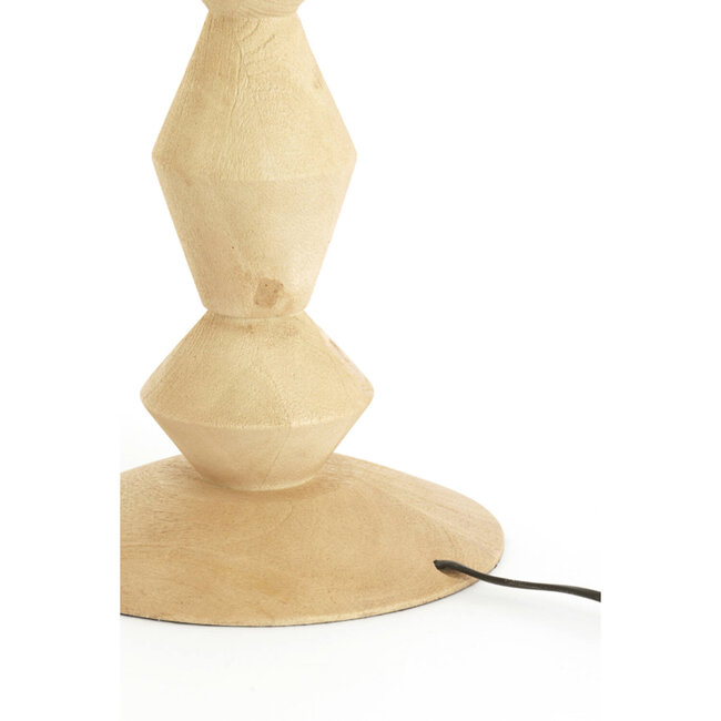 Light en Living Vloerlamp Ø23x133 cm EDIE hout mat naturel