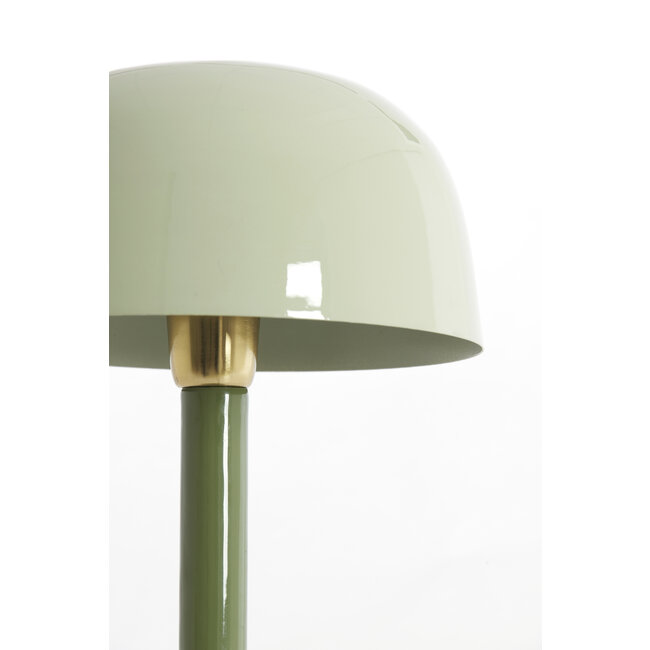 Light en Living Tafellamp Ø25x37 cm MARIVET olijf  groen+licht groen