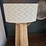 Light en Living Kap ovaal recht smal hoog 45-21-22 cm JINX wit