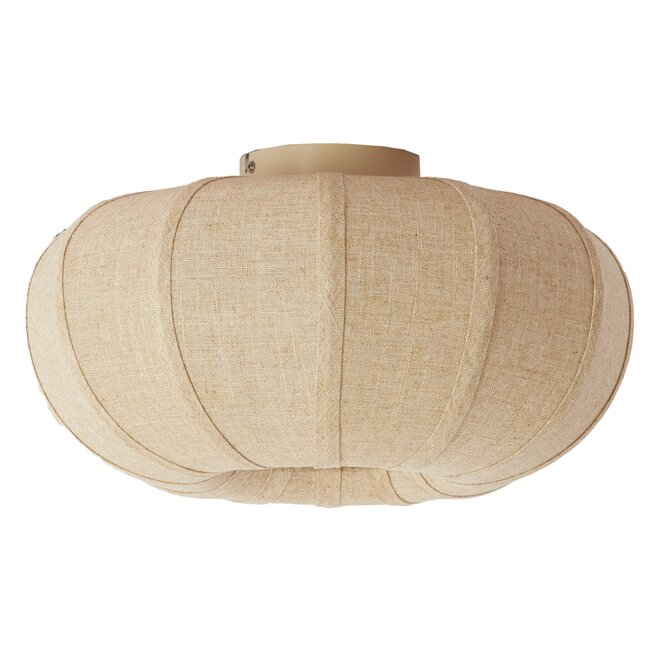 Light en Living Light & Living Plafondlamp ZOSIA Ø50x24,5 cm - Linnen Naturel