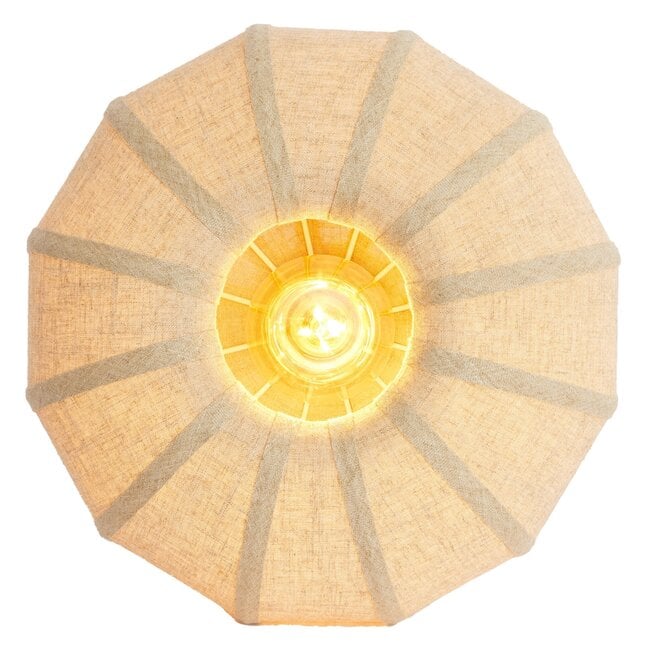Light en Living Light & Living Plafondlamp ZOSIA Ø50x24,5 cm - Linnen Naturel