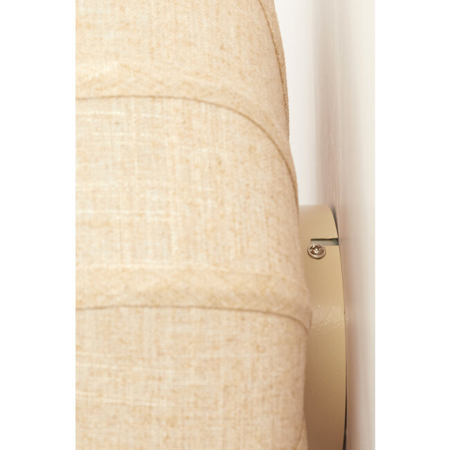 Light en Living Light & Living Plafondlamp ZOSIA Ø50x24,5 cm - Linnen Naturel
