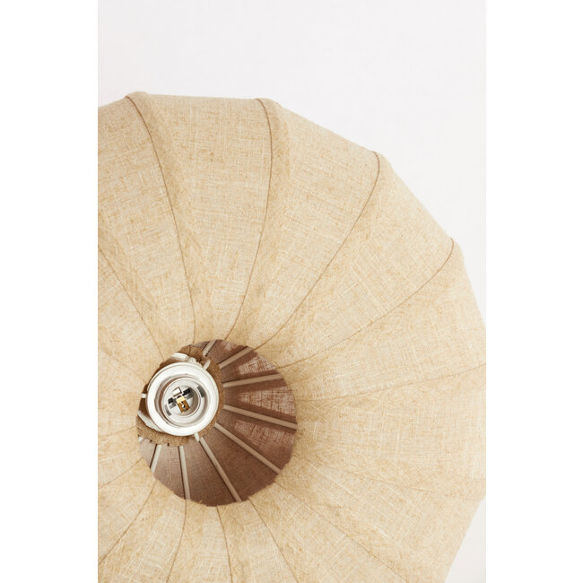 Light en Living Light & Living Plafondlamp ZOSIA Ø50x24,5 cm - Linnen Naturel