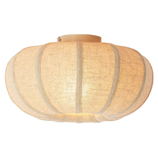 Light en Living Light & Living Plafondlamp ZOSIA Ø50x24,5 cm - Linnen Naturel