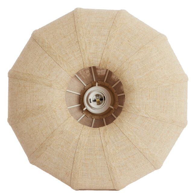 Light en Living Light & Living Plafondlamp ZOSIA Ø50x24,5 cm - Linnen Naturel