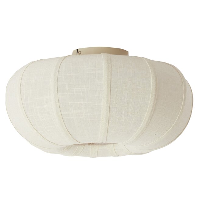 Light en Living Plafondlamp Ø40x21,5 cm ZOSIA linnen crème
