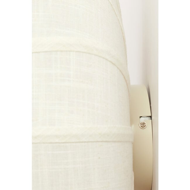 Light en Living Plafondlamp Ø40x21,5 cm ZOSIA linnen crème
