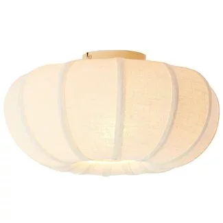 Light en Living Plafondlamp Ø50x24,5 cm ZOSIA linnen Crème