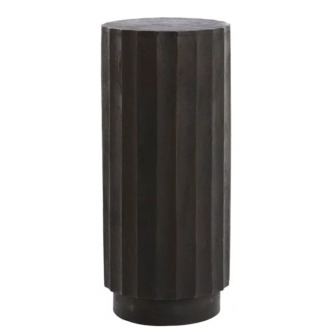 Light en Living Zuil ELLENA Ø35x80 cm | Hout Donkerbruin Mat – Light & Living