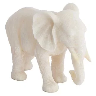 Light en Living Ornament 26x11x18 cm GAJAH olifant beige