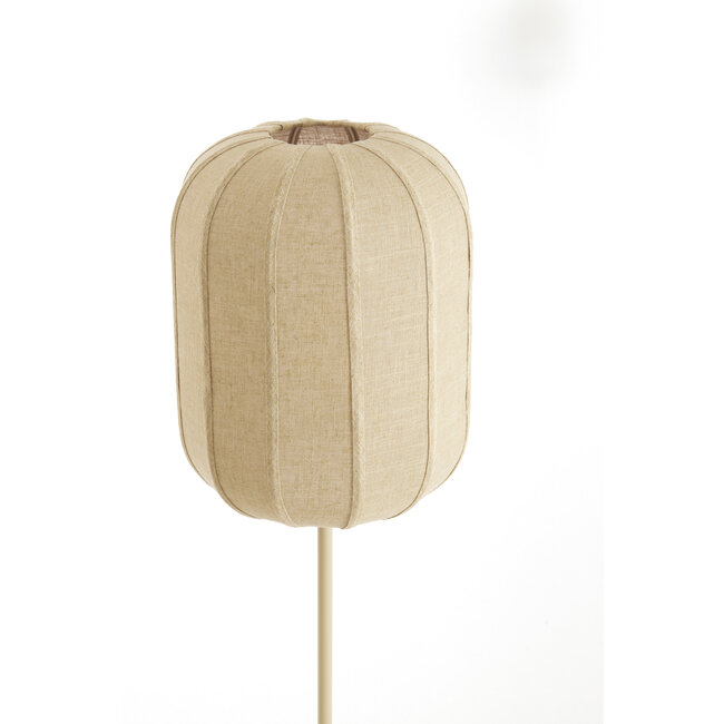 Light en Living Vloerlamp SOLUNE Ø35x165 cm Naturel + Crème