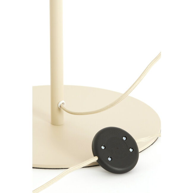 Light en Living Vloerlamp SOLUNE Ø35x165 cm Naturel + Crème