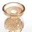 Light en Living Kaarsenhouder ITINGA Ø9,5x15,5 cm Glas Bubbel Amber – Light & Living