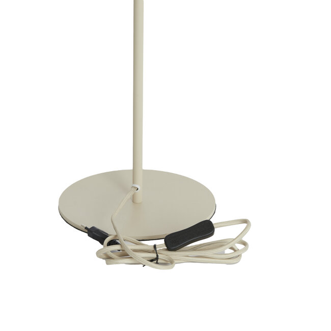Light en Living Tafellamp SOLUNE Ø25x70 cm – Naturel & Crème | Light & Living