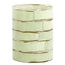 Light en Living Theelicht DRONERI Ø10x13 cm – Glas Helder + Mintgroen | Light & Living