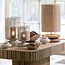 Light en Living Lampvoet Ø25x9 cm EBOLI hout mat naturel