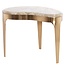 Light en Living Salontafel GIULIO 51x33x36 cm – Taupe Marmer & Antique Bronze | Light & Living