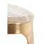 Light en Living Salontafel GIULIO 51x33x36 cm – Taupe Marmer & Antique Bronze | Light & Living