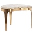 Light en Living Salontafel Giulio 65x39x41 cm – Taupe Marmer & Antique Bronze | Light & Living
