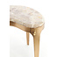 Light en Living Salontafel Giulio 65x39x41 cm – Taupe Marmer & Antique Bronze | Light & Living