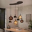 WoonStijl Hanglamp 4+3L Cluster