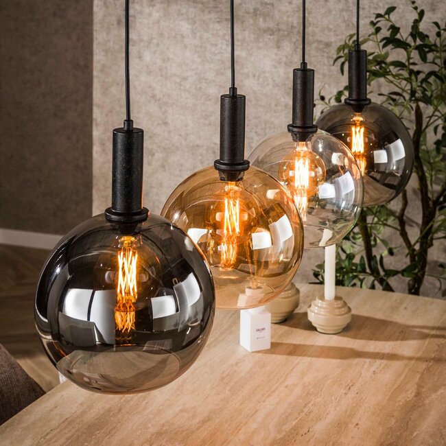 WoonStijl Hanglamp 4L Sfera tricolore