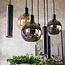 WoonStijl Hanglamp 4+3L Sfera tricolore