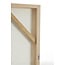 Light en Living Wandornament 60x3,5x80 cm MAREYA olijfgroen+crème