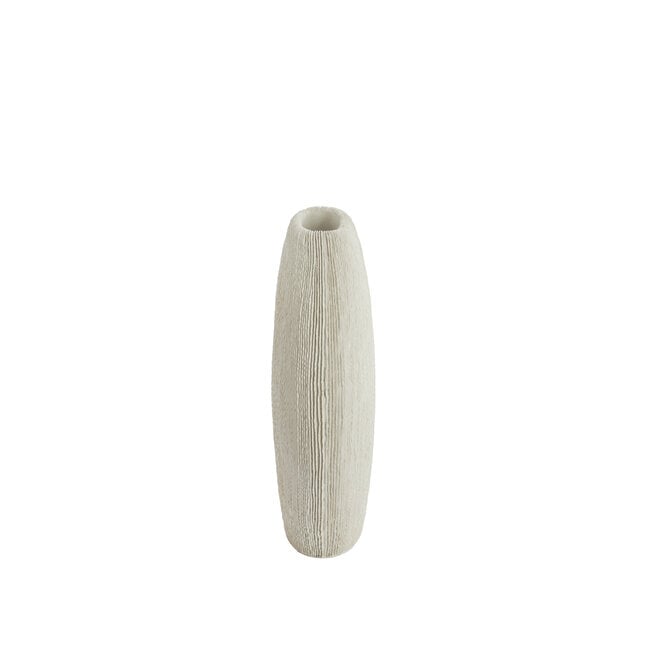 Light en Living Vaas deco 50x15x50 cm BUBIO creme