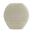 Light en Living Vaas deco 30x13x31,5 cm BUBIO crème