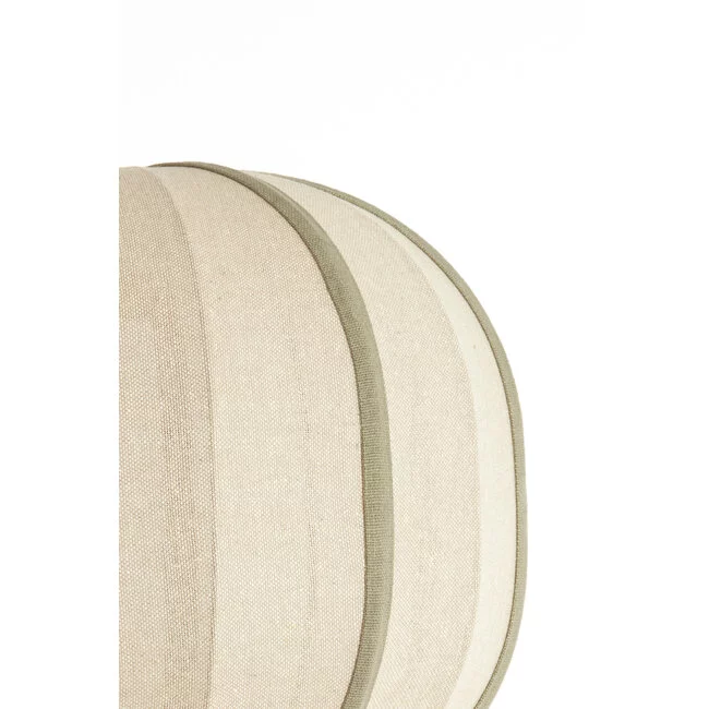 Light en Living Hanglamp Ø40x30 cm ESMIRIA naturel+olijfgroen