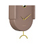 Karlsson Wandklok Tweet mocca bruin
