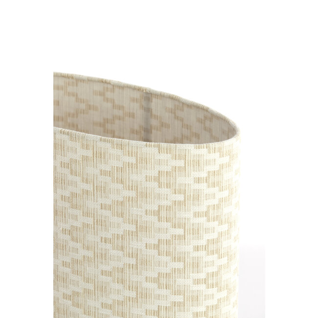 Light en Living Kap ovaal recht smal hoog 45-21-22 cm JINX wit