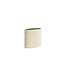 Light en Living Kap ovaal recht smal hoog 30-15-25 cm RIF  zand